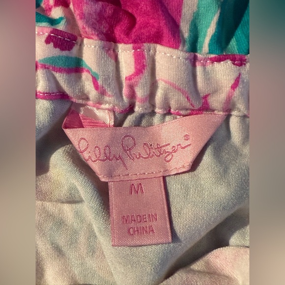 LILLY PULITZER Annastasha Dress "VIA FLORA" Size m - Picture 7 of 8